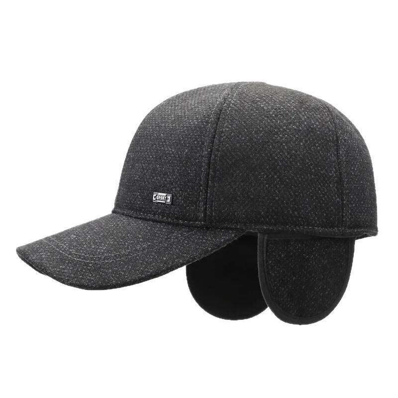 NORTHWOOD Winter Baseball with Ear Flaps Cotton Snapbacks Unisex Thermal Windproof Dad Cap Outdoor Trucker Hat for Men Women Y260304