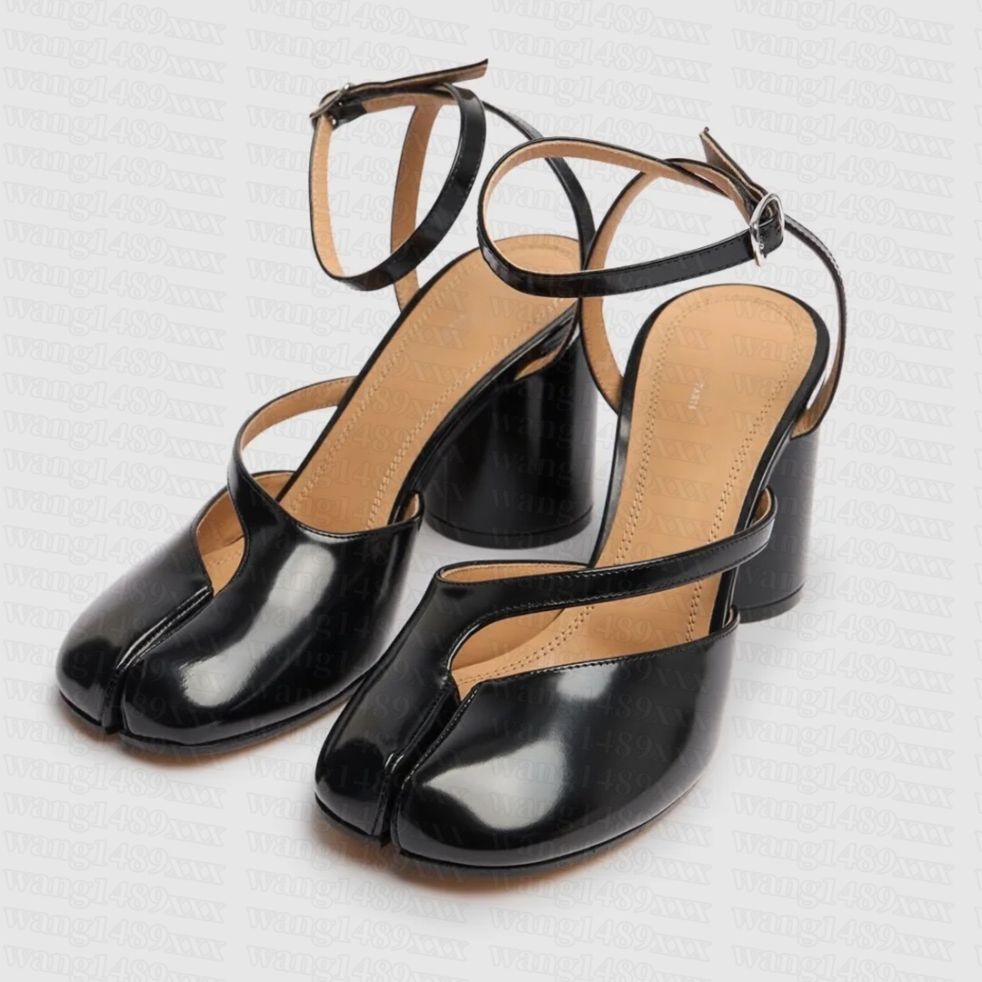 Sac Mary Jane Tabi Shoe Womens wedge sandal Designer Ballet Flat Shoe Luxury moccasin Loafers Ballerina Casual Shoe Lady Chunky Heels Leather Dance prom dress shoes