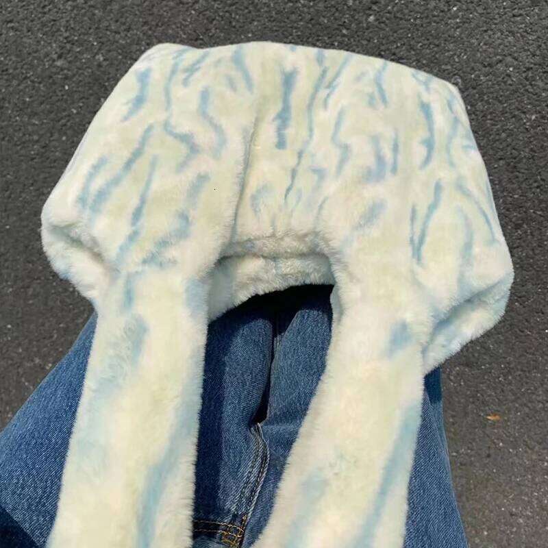 Large Capacity Handbag Women's Plush Shoulder Designer Shopper Tote Bags Girls Ladies Bookbag Purse XJ260306