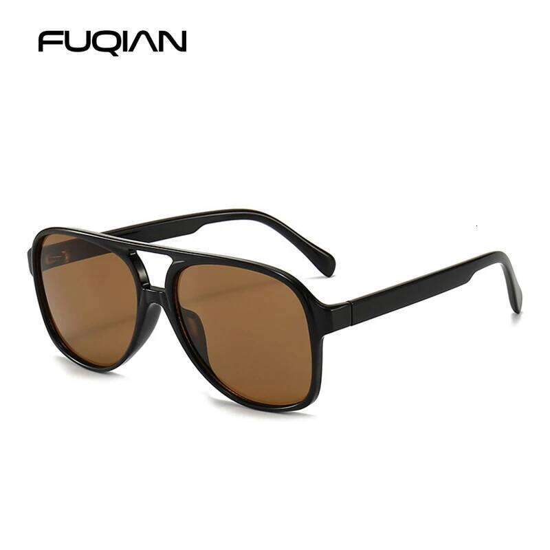 Retro Pilot Sunglasses Men Women Fashion Aviation Polarized Sun Glasses Unisex Vintage Gradient Color Outdoor Anti Glare Shades Z260306