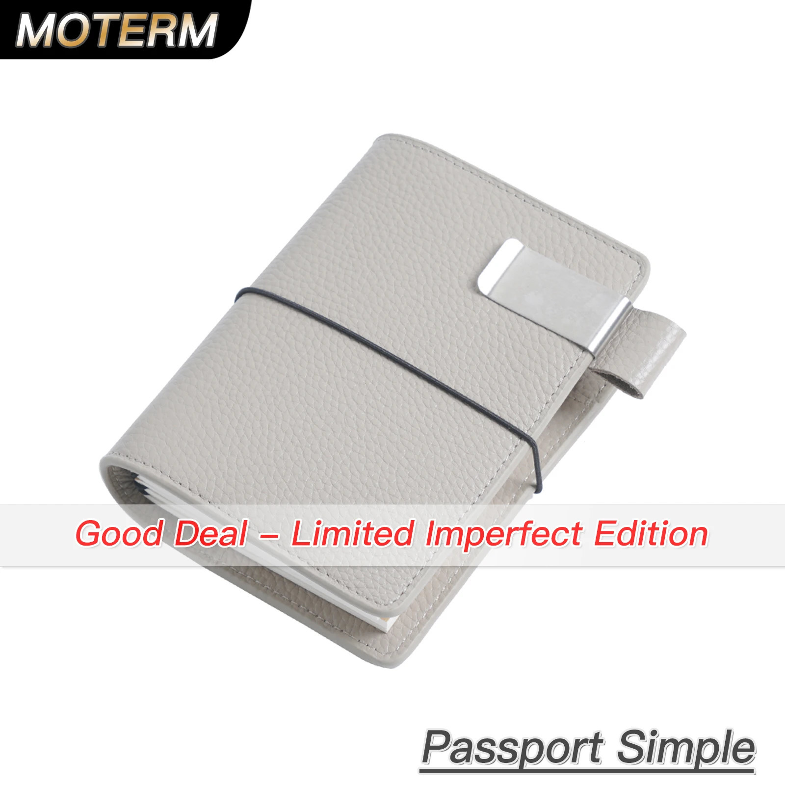 Limited Imperfect Moterm Travel Journal Simple Series Passport Size Notebook Genuine Leather Organizer Diary Sketchbook Planner 260304
