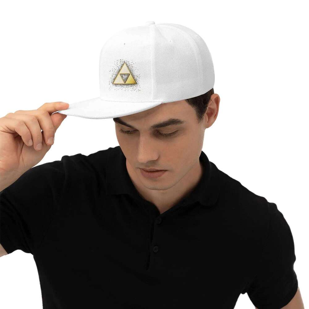 Gold Triforce Symbol Zelda Unisex Caps Outdoor Trucker Baseball Cap Snapback Hats Breathable Casquette Y260304