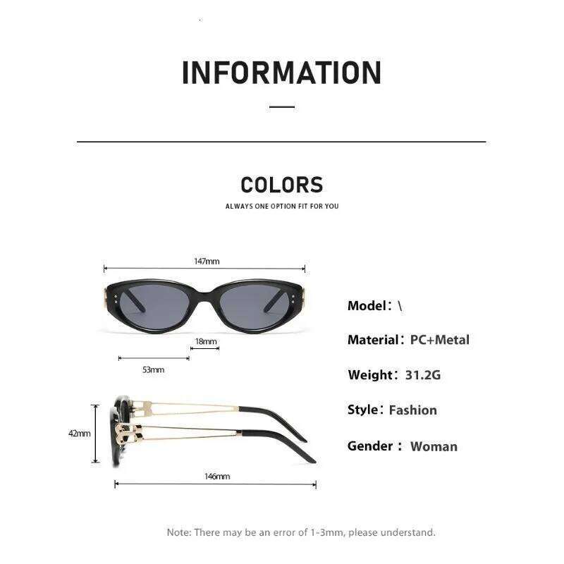 Fashionable Korean Style Cat Eye Sunglasses Unisex Square Frame UV Protection Sun Glasses Elegant Classic Retro Z260306