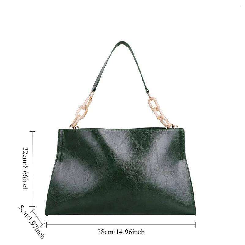 New Fashion Soft Surface Solid Color Women's Underarm Large Capacity Casual Handbag Shoulder Bag XJ260306