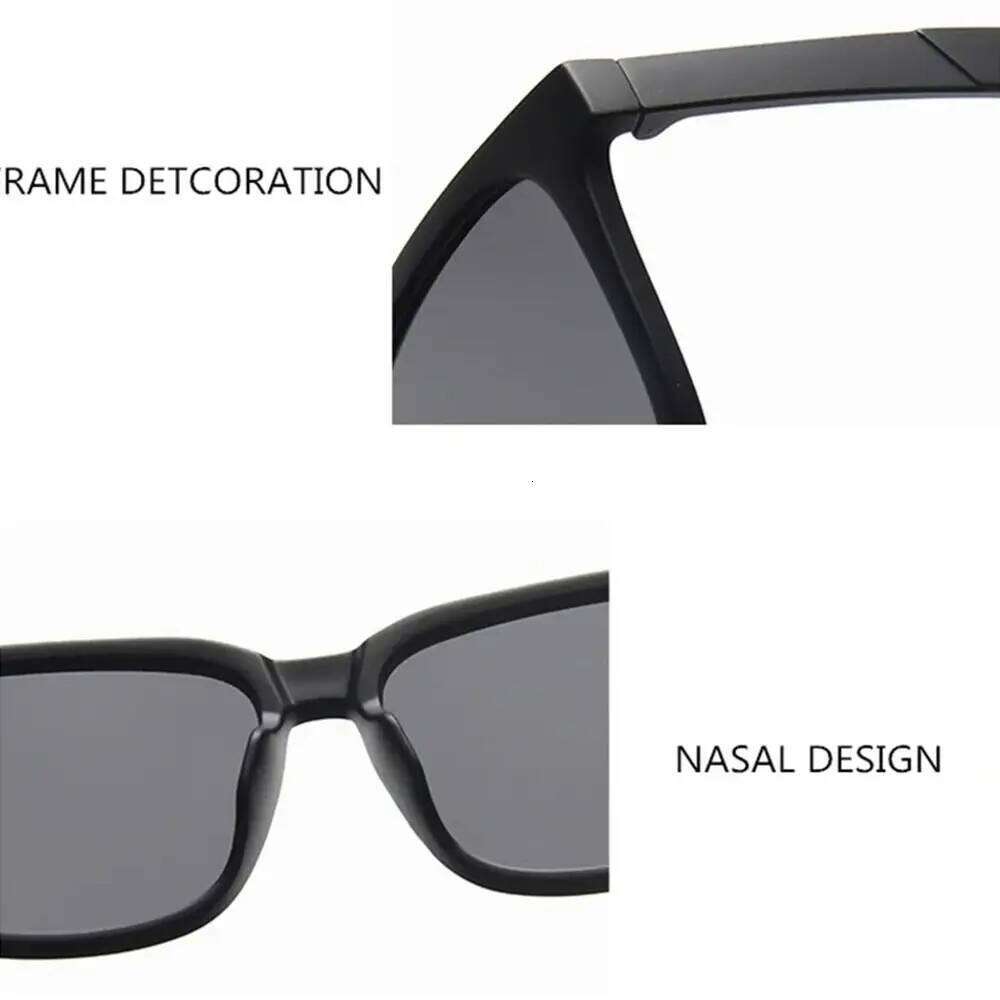 Unisex Square Frame Fashionable Plastic Beach Sunshade UV400 Protection Stylish Sunglasses Z260306