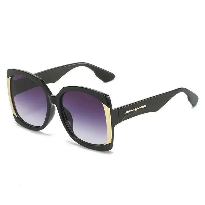 New Fashion Square Big Frame Personality Europe And The United States Show Light Luxury Ins Sunglasses Z260306