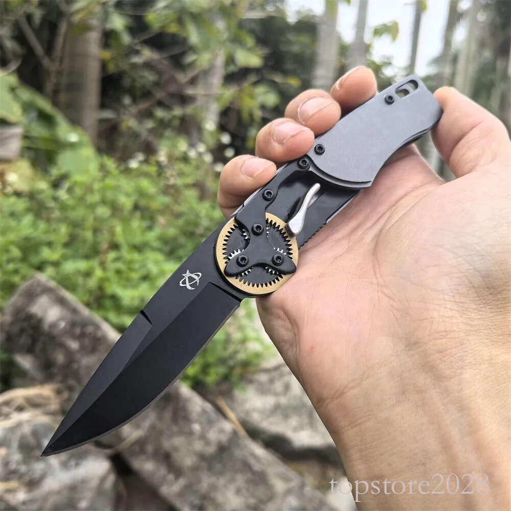 Newest MANTIS Gear Cutter Folding Knife 8Cr13Mov Blade Aluminum Handle Easy To Carry Outdoor Hunting Hiking Pocket Tool Gift pocket knife Knives 3300 