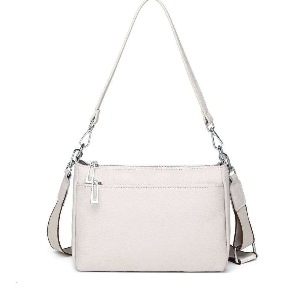 Split Leather women's shoulder 2025 new Korean style simple and fashion crossbody High quality cowhide underarm bag XJ260306