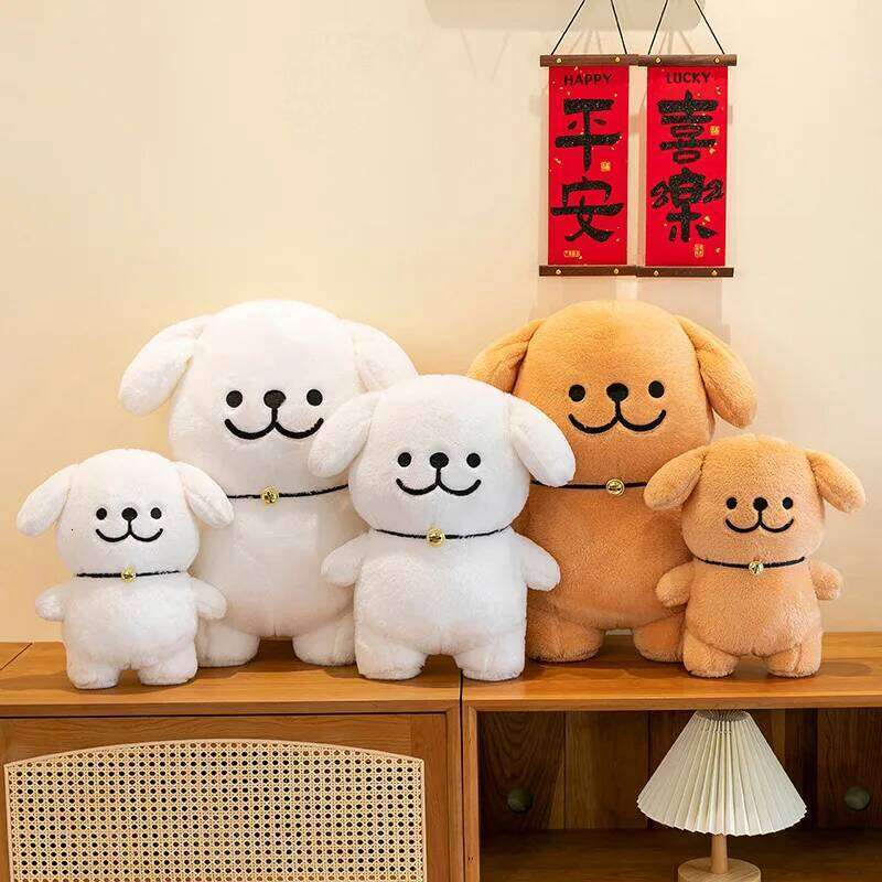 Line puppy cute birthday gift dog soothing plush toy rag doll R260908 - view 6