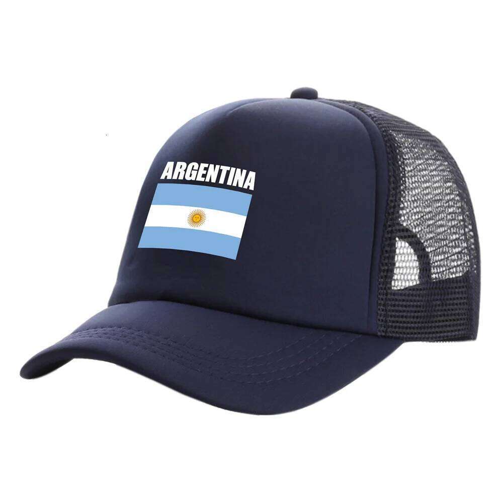 Trucker Men Argentina Hat Baseball Cap Cool Summer Unisex Mesh Net Caps Y260304
