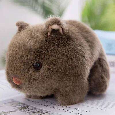 1pcs hamster plush toy cute little mouse doll to give gifts, sleep dolls, family ornaments R260908 - view 5