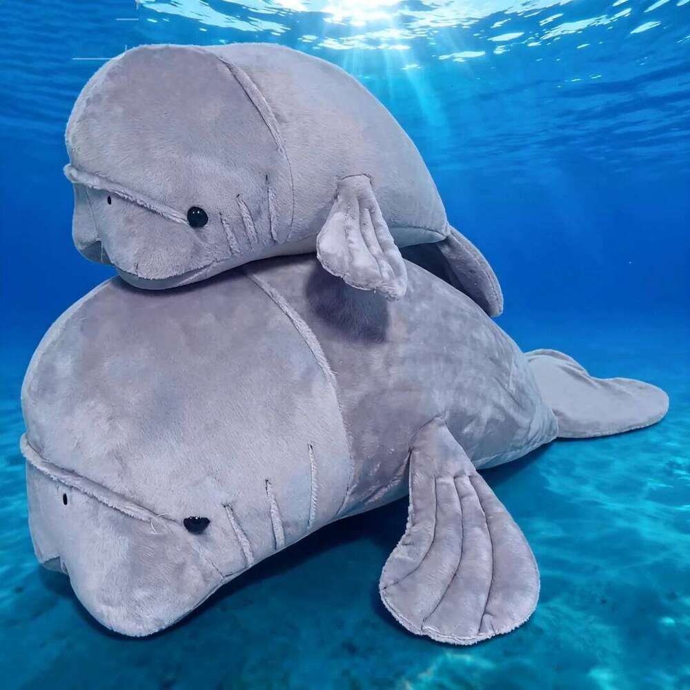 34cm/50cm Kawai Morgan The Plush Toy Gentle Ocean Creature Kids&Marine Life Lovers Huggable Manatee Christmas Gift R260908 - view 3