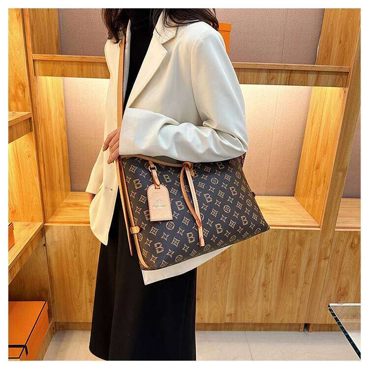 2025 New High-end Luxury Brand Ladies Leather Tote Bag Famous Designer Paris Vintage Elegant Style XJ260306