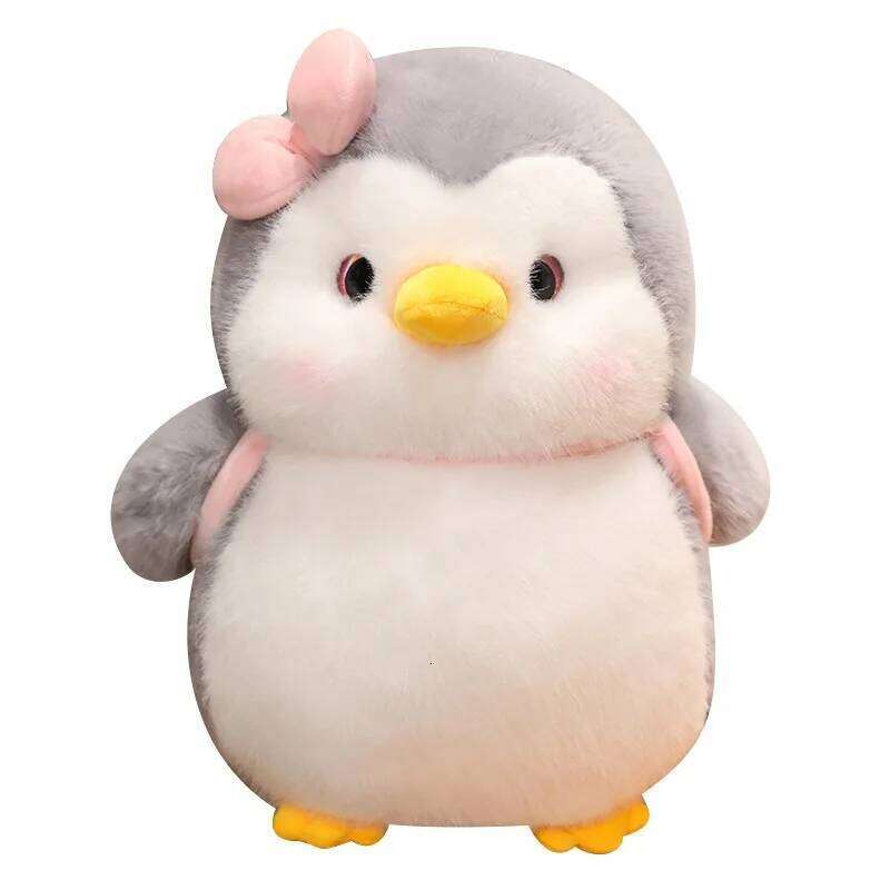 Soft Fat Plush Stuffed Cute Couple Penguin Fur Doll Home Decoration Toy Birthday Gift R260908 - view 6