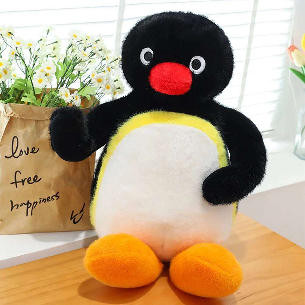 45/60/85cm movable joints Plush Toy Pingu Kawaii Penguin Stuffed Doll Cartoon Animal Cute Home Decor Kid Birthday Gift R260908 - view 4