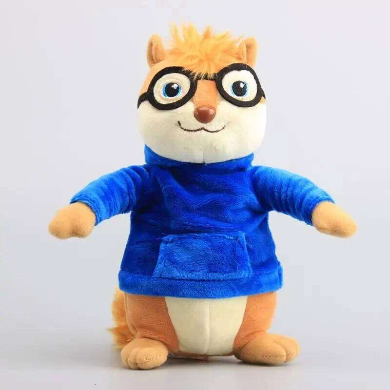 New 3pcs 22cm Alvin and the Halloween Plush Toys Kawaii Fluffy Chipmunks Stuffed Animals Birthday Christmas Gift R260908 - view 6