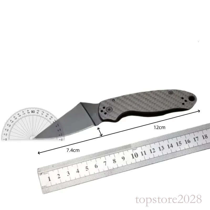 pocket knife Tactical Folding Knife - Premium S30V Steel Blade Carbon Fiber/Linen Handle Survival Tool for Outdoor Camping Hiking Hunting Durable Port