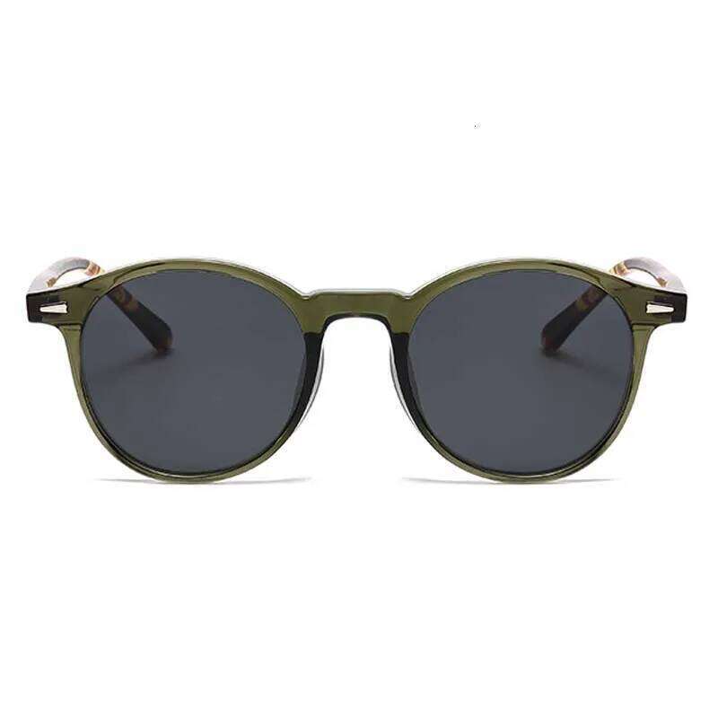 Fashion Transparent Round Frame Sunglasses for Women Casual Driving Outdoor Eyewear Men Plastic Ultralight UV400 Eyeglasses Z260306