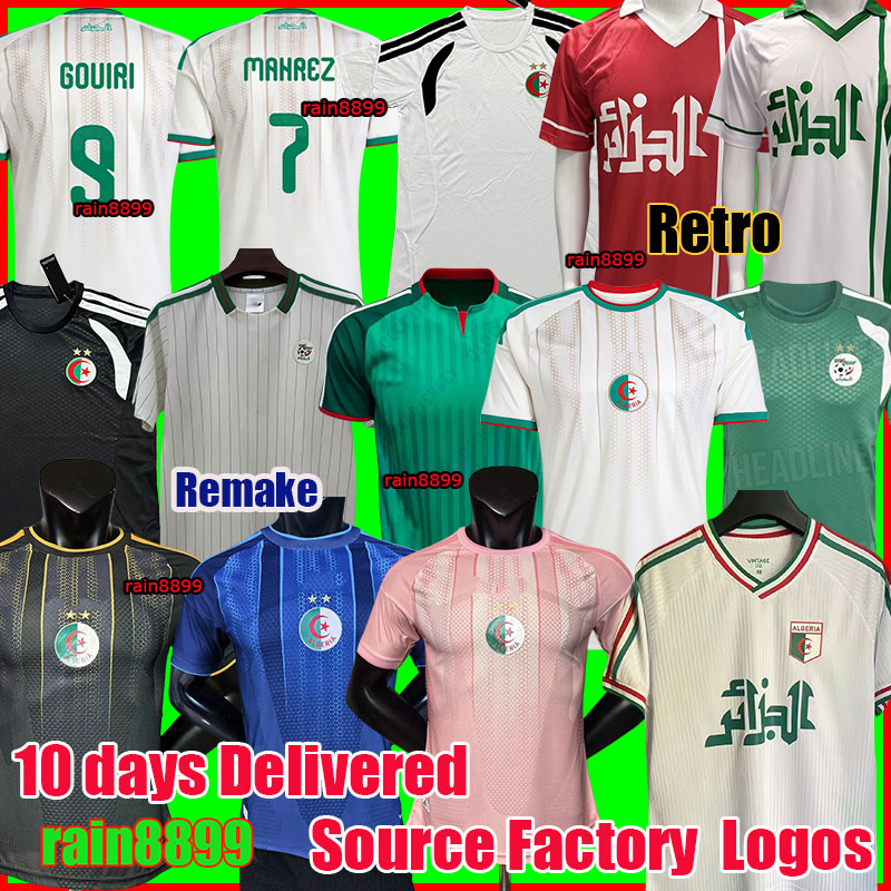 maillot algerie 2026 BENRAHMA Algerie Soccer Jerseys 2026 MAHREZ BENNACER GOUIRI Algeria football shirt AMOURA kits men kids sets maillot de foot 2026 2027