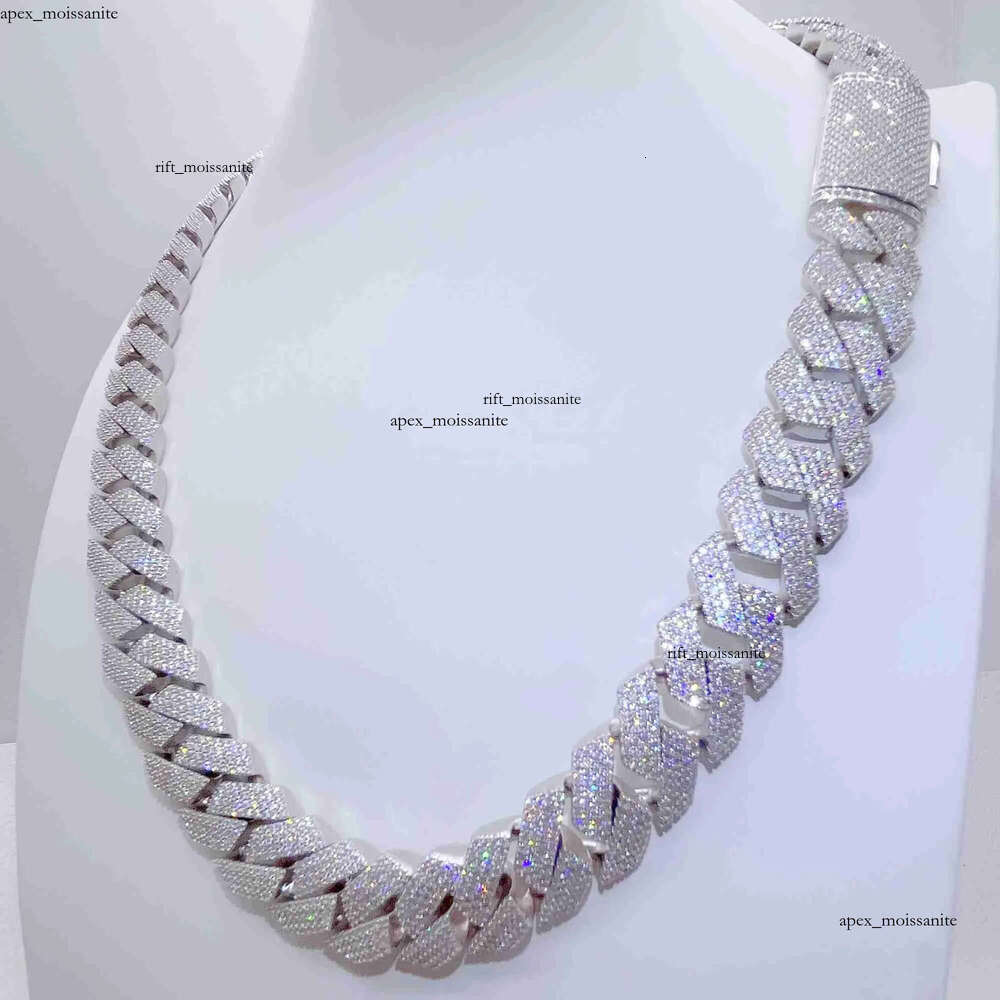 necklaces designer jewelry necklace cuban link Horizon Iced Out Pass Diamond Tester vvs Moissanite Jewelry Necklace chains for men moissanite chain gi