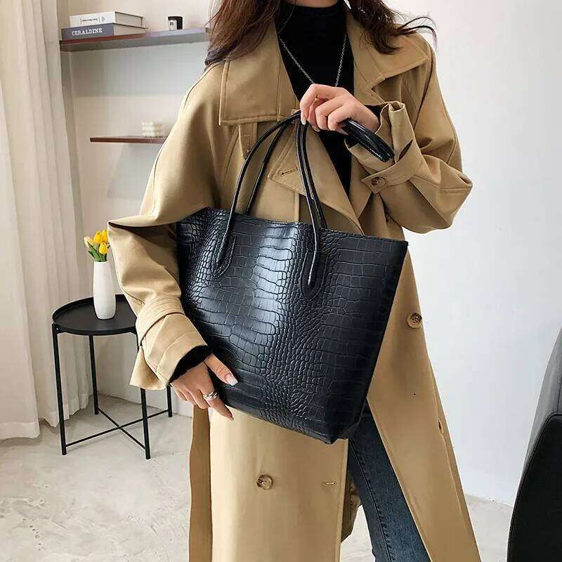 Large PU Leather Shoulder Bag Trend Designer Female Fashion Handbags Purses Tote Crossbody Bags for Women XJ260306