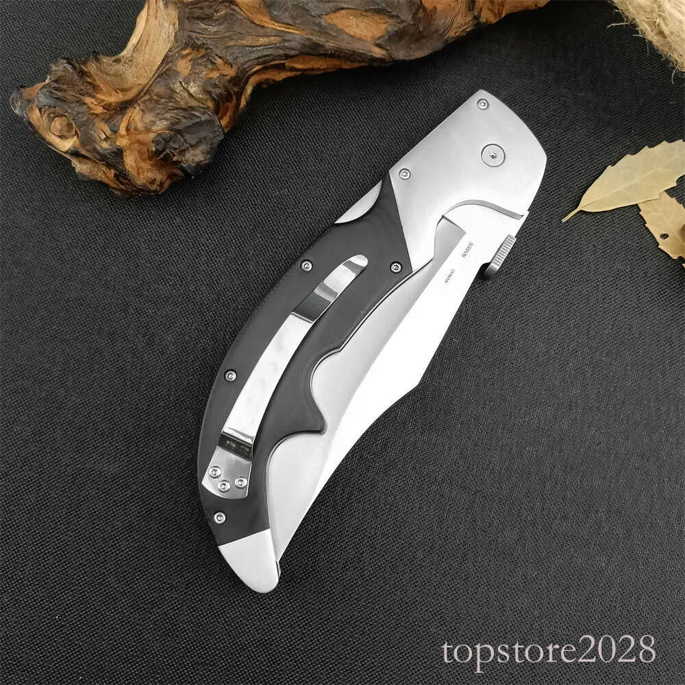 Cold 62NCX Extra Large pocket knife Espada Pocket Folding Knife CTS-XHP Blade Polished G10 Handles with Aluminum Bolsters Outdoor Tacticals Hunting Ca