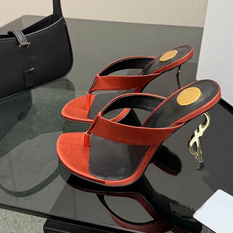 Womens Satin Crepe Mules Sandals Sexy lady Square Toe Flip Flops Crepe mules sandals Women New Arrivals chic style high heeled sandals