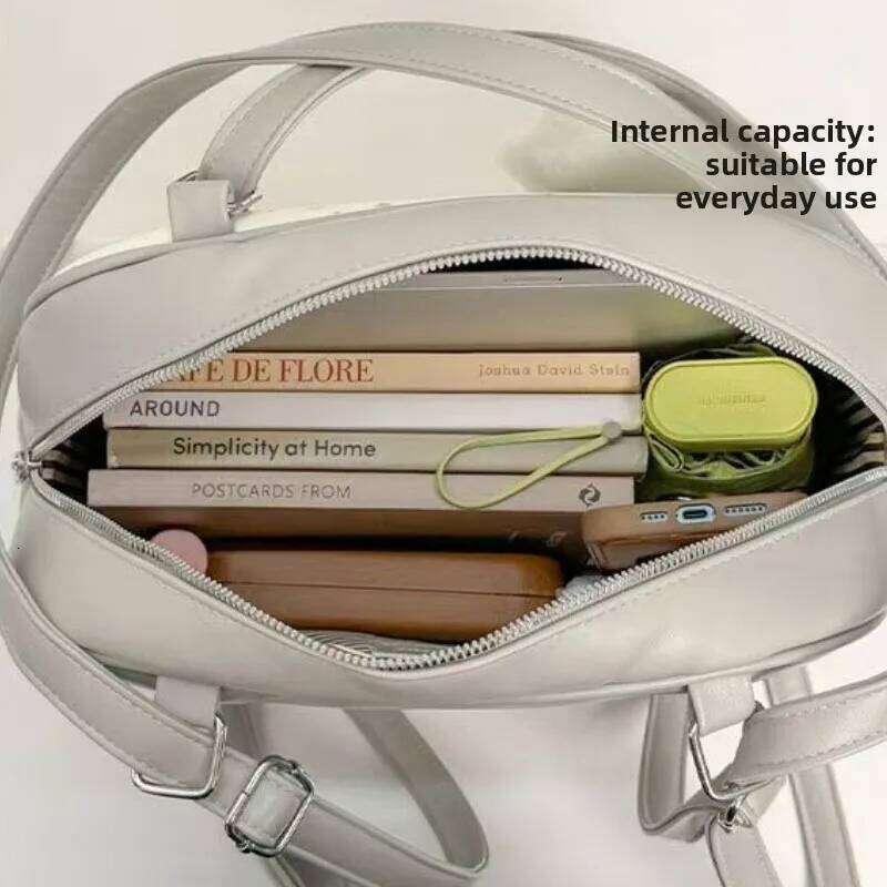 Autumn Japanese Messenger Shoulder Large Capacity Office Commuter for Women Textured Casual and Simple Style School Bag XJ260306