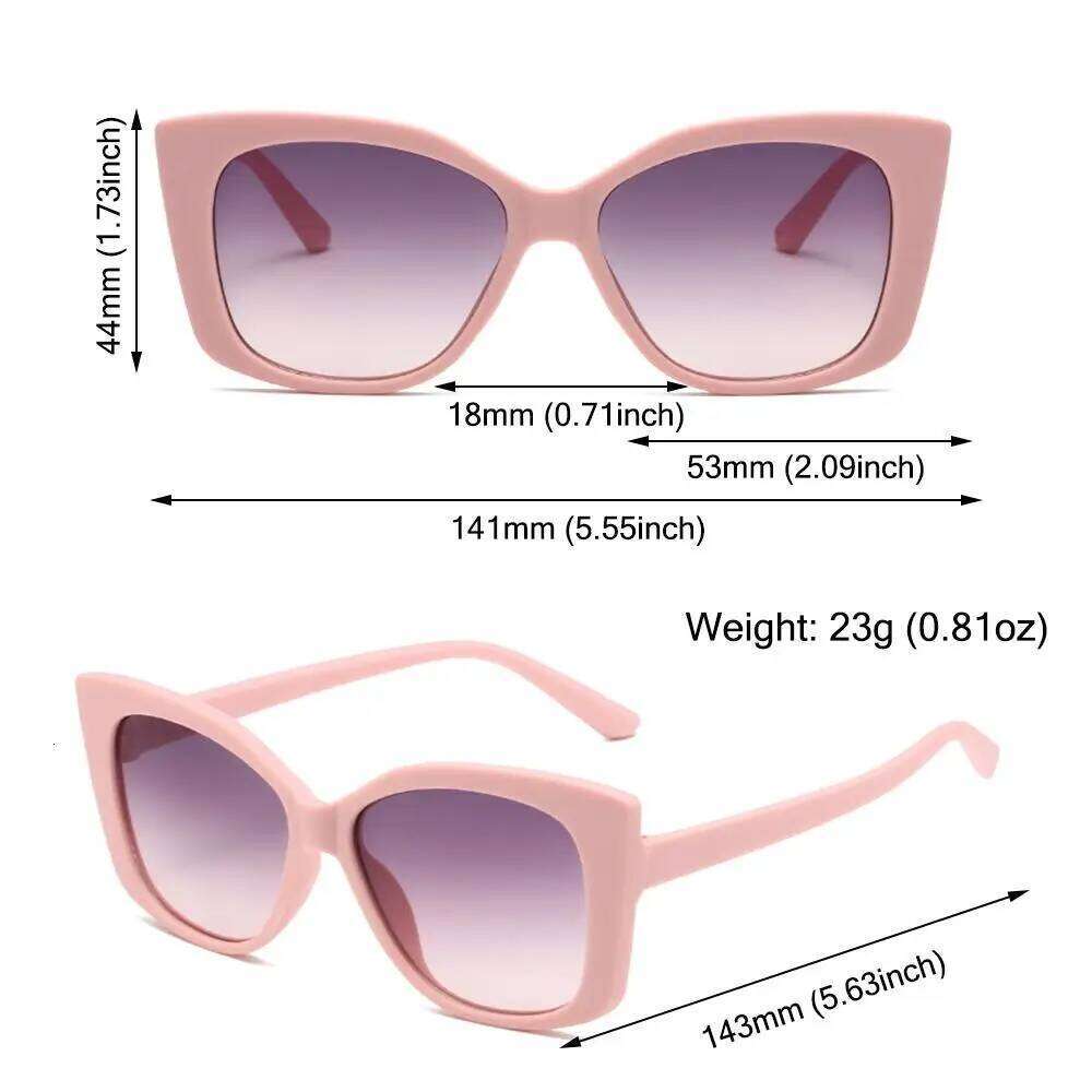 Fashion Large Frame Pink Shades Summer UV Protection Eyewear Street Shooting Sun Glasses for Women Z260306