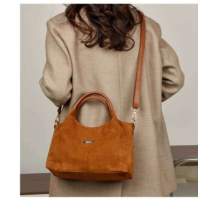 Fashion Handbag Large capacity Female Big Totes Quality Ladies Shoulder Crossbody Faux suede Commuting Office bags borsa XJ260306