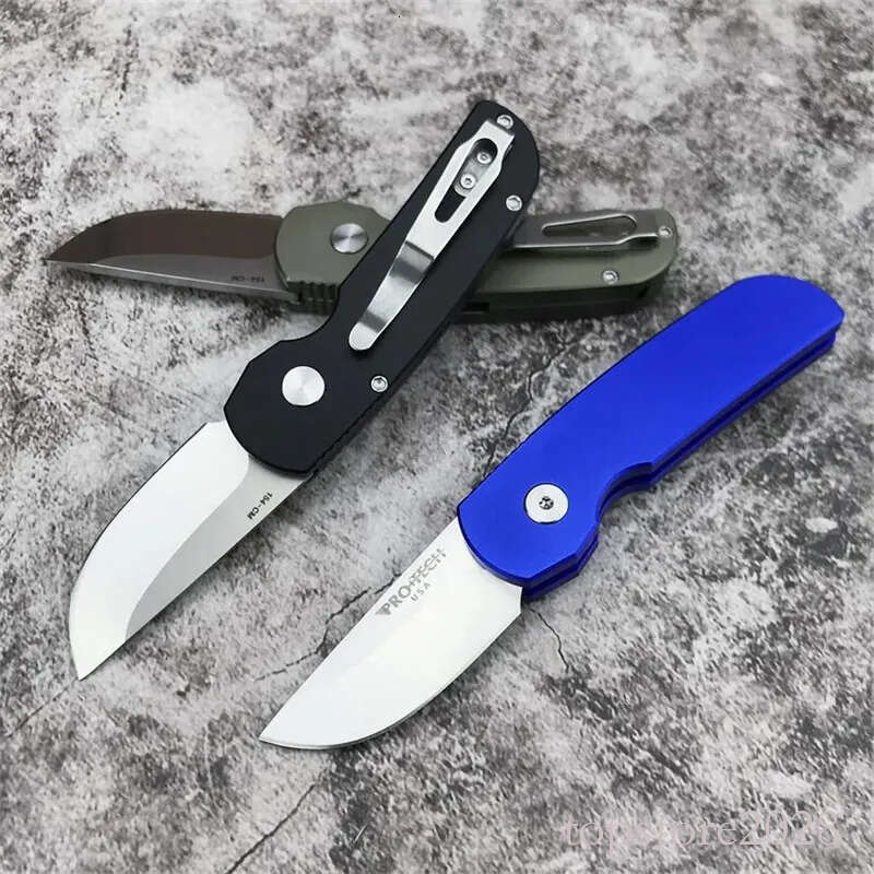 Mini Pro Tech 2203 Godfather Hunting Folding Knife T6-6061 Aluminum Alloy Tactical Knifes Outdoor Survival Defense Easy To Carry Knives 3300 5201 pock - view 5