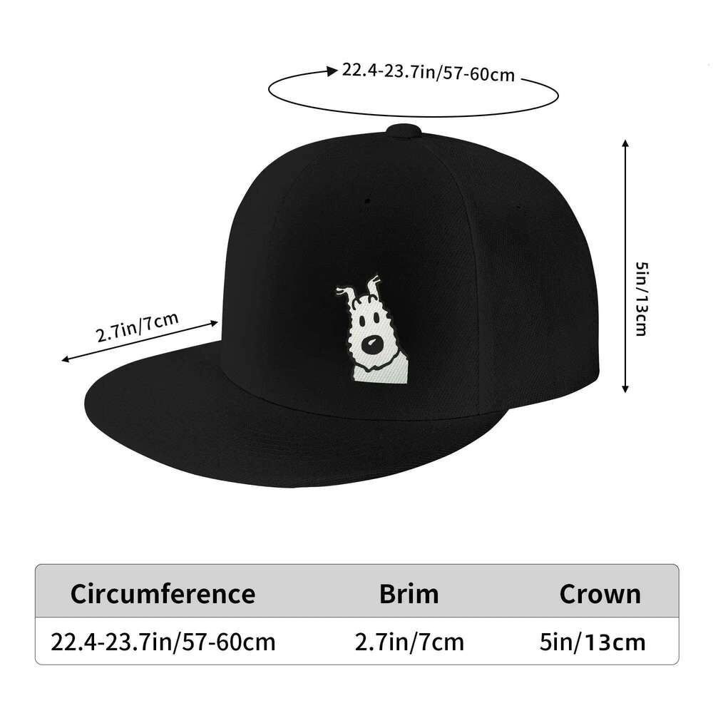 The Adventures of Tintin Unisex Caps Outdoor Trucker Baseball Cap Snapback Hats Breathable Casquette Y260304