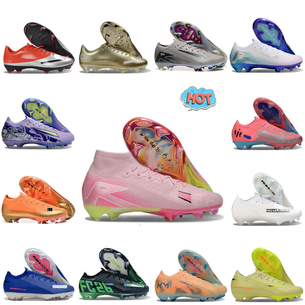 2026 Mbappes95 Mens Kids Shoes Cosmic Mercur VAP0RS 16 Super 10 X Elite United Soccer Cleats Dream Speed 009 Grand Purple Football Boots A413