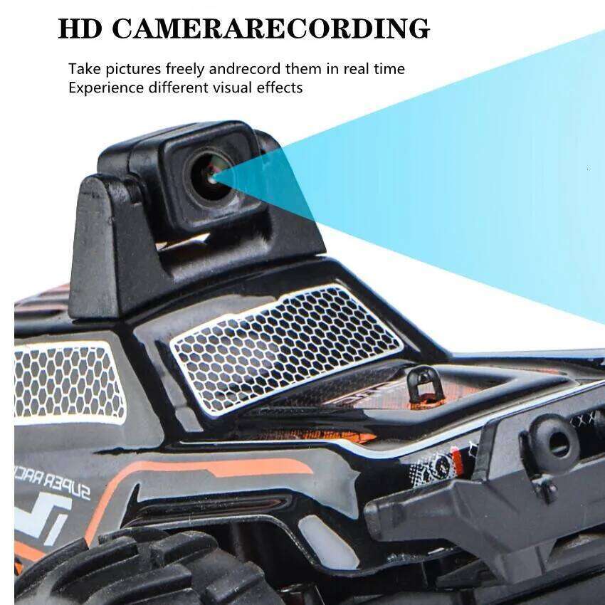 wifI FPV Mini Portable High Speed Off-Road RC 1:32 Strong Shock Absorber Video Camera Dual LED Light Remote Control Car Toy C260306