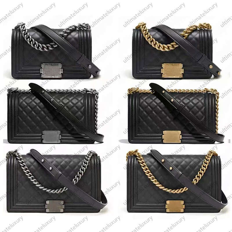 Ladies Fashion Casual Designer Luxury LE BOY Chain Bags Shoulder Bag Crossbody Totes Handbag TOP Mirror Quality A67085 A67086 A92193 3 Size Pouch Purse