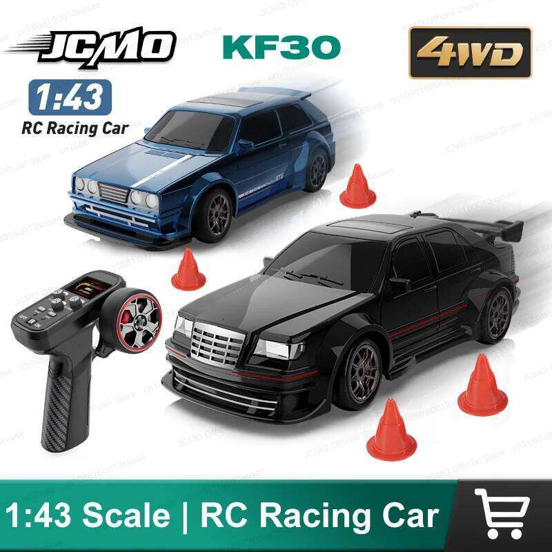 JCMO KF30 Drifting New 4WD Remote Control Racing Full Size 1:43 Mini Model 2.4G Radio High Speed RC Car Boy Toy Gift C260306