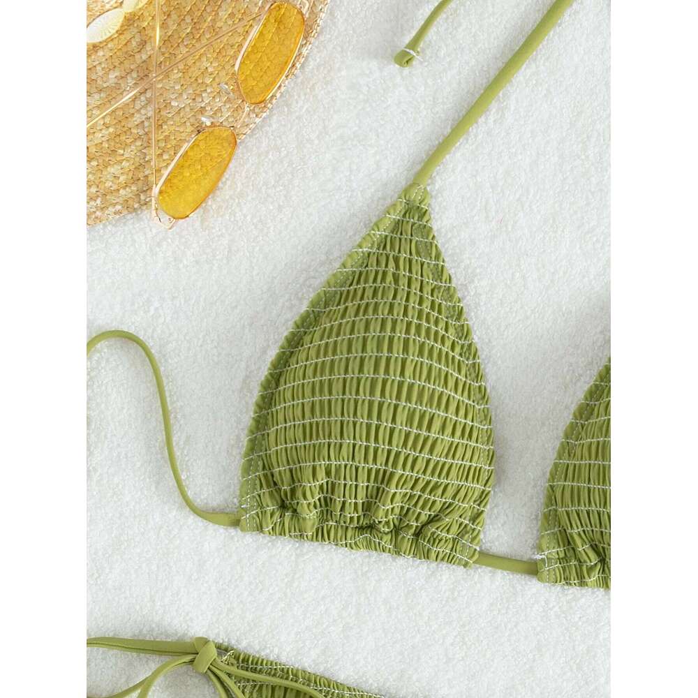 Hanging neck sexy bikini swimsuit XJ260206