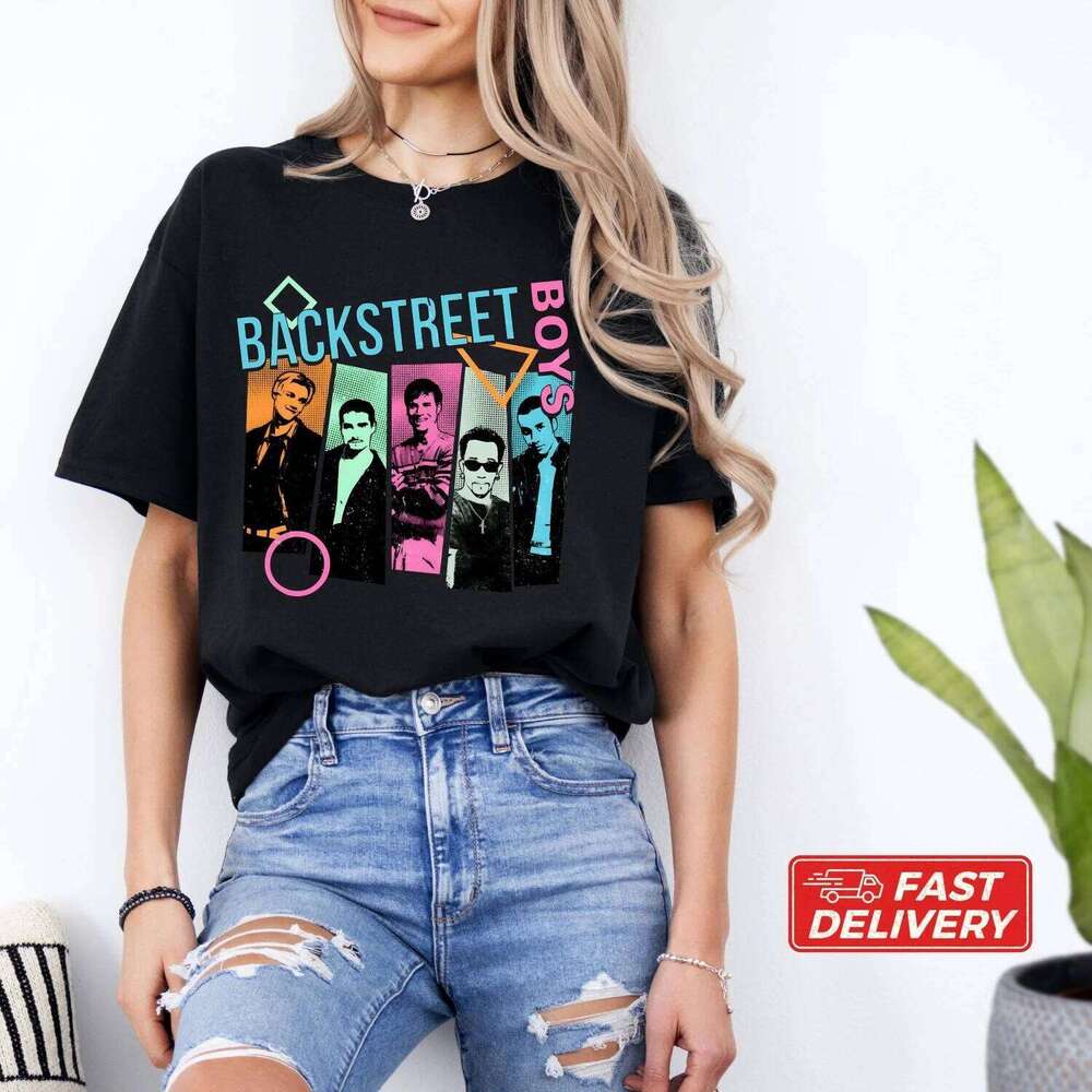 Music Bring Memory Back Street Men Women Boys Girls 7 T-Shirt, Backstreet Boy Band, BSB Rock Shirt, Vintage Pop Shirt XJ260306