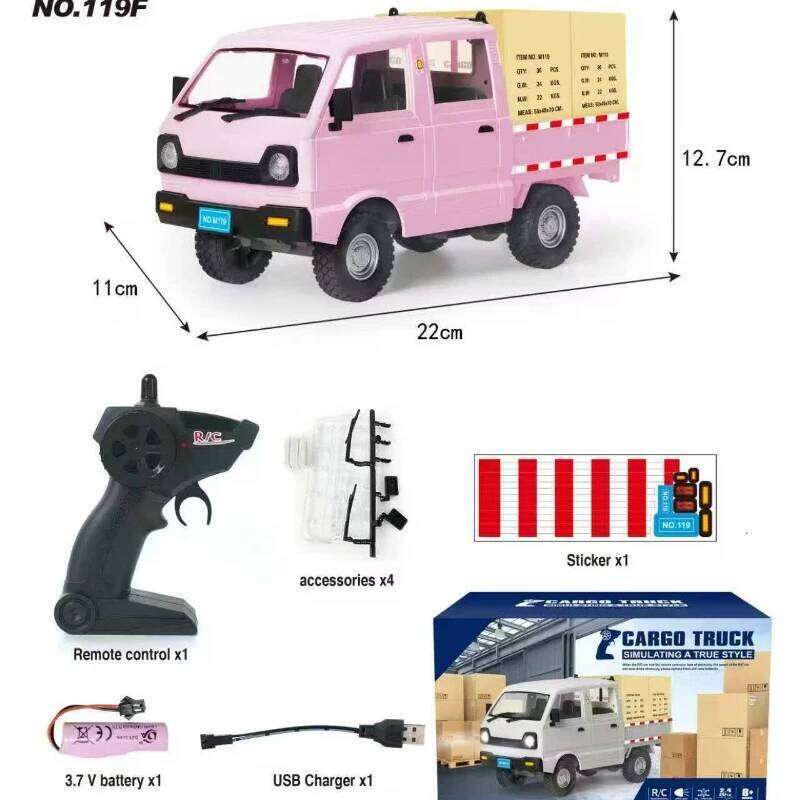 Speed RC Drift Truck Four Wheel Drive Road Competitive Realistic Model Vehicle Electric Remote Control Cars Boys Christmas Gifts C260306