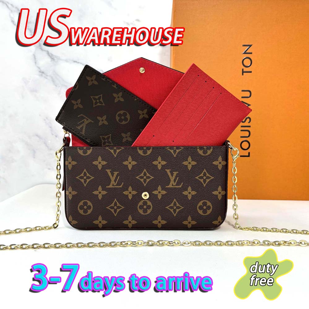louis vouiton bag Luxury Bag Designer Bag Fashionable Leather Chain Bag Flap Wallet Classic Brown Floral Monogram Shoulder Bag Handheld Wallet Essential Bag Styles