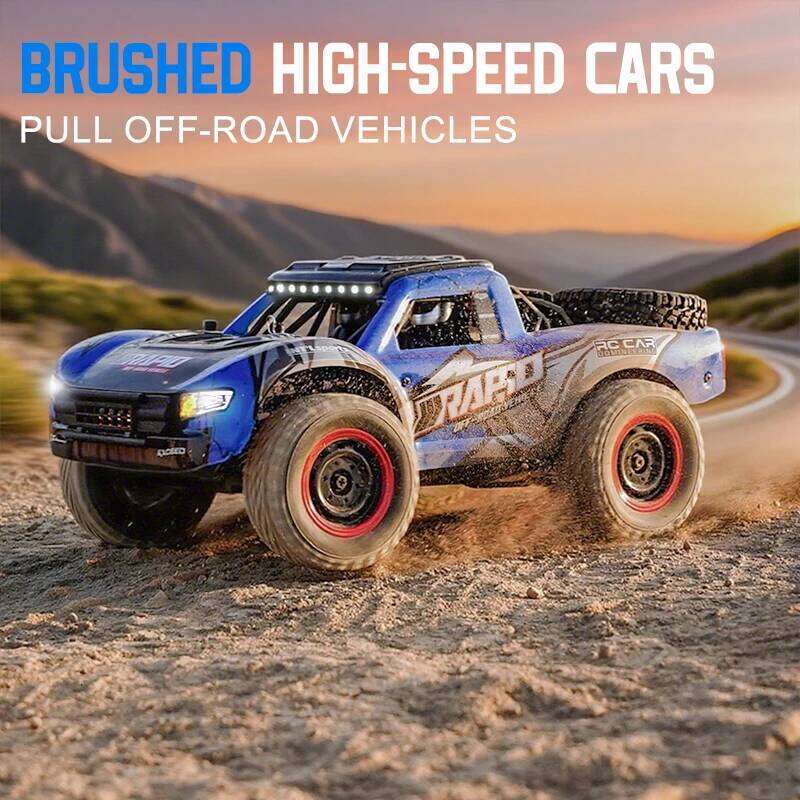 JJRC 1:14 Scale 4x4 RC Off-Road Monster Truck - Full Proportional Throttle/Steering & Metal Chassis W/ 3-Mode LED Lights C260306