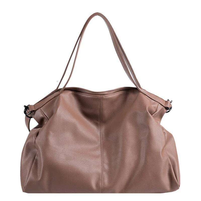 Big Black Tote Bags for Women Large Hobo Shopper Roomy Handbag Quality Soft Leather Crossbody Ladies Travel Shoulder Bag H260309