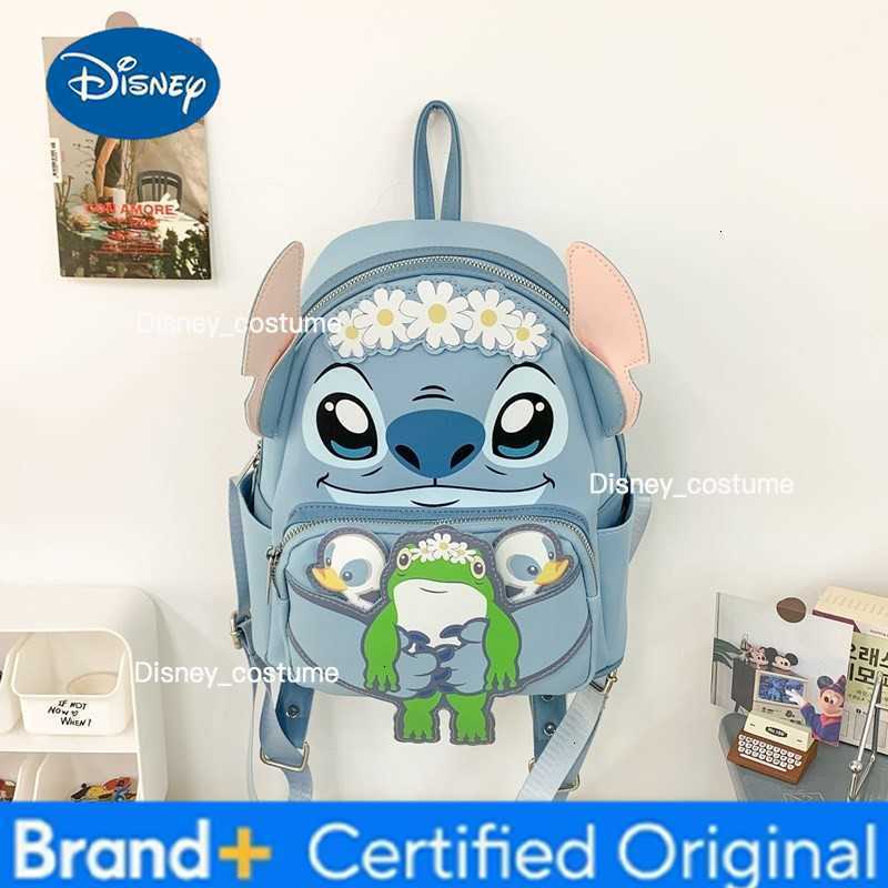 Disney Korean-style autumn-winter women's stylish double-shoulder bag - cute and unique, with large capacity, perfect for going out as a gift H26