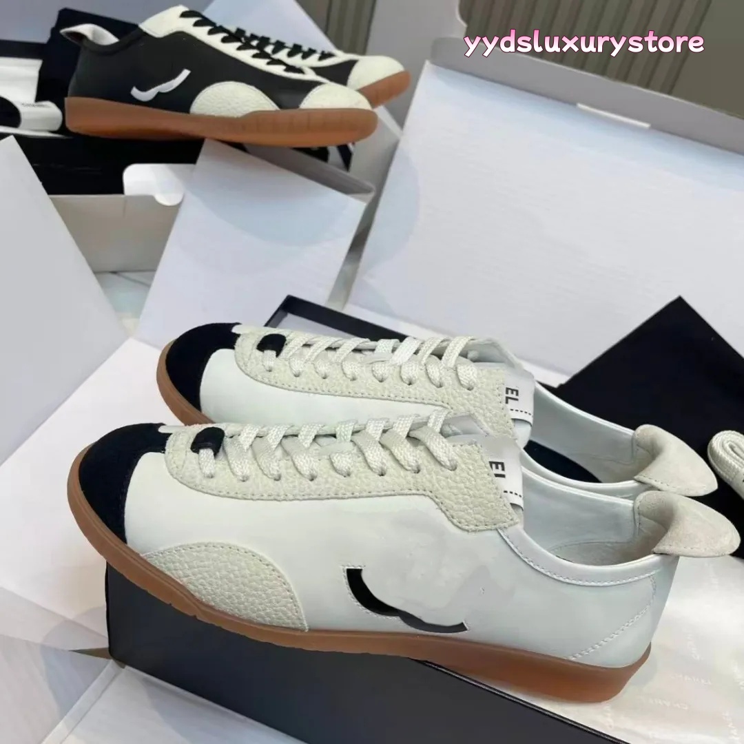 2026p Designer Shoes Luxury Casual Shoes New Women's Sports Shoes Genuine Leather Flat Shoes Colorful Baseball Sport Shoes Running Shoes cc Shoes