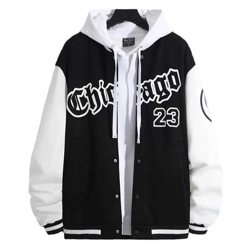 Mens Autumn Jacket Coat Letter Printed Wear Men Baseball Jacket Spring Casual Long SLeeve O-neck Jackets Mens Coats S-XXL M260309