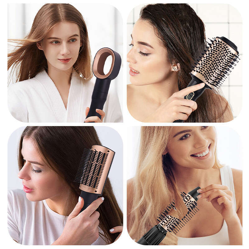 Famous Four in one hot air multifunctional curling iron, home dryer, straight comb, hair styling device CKS