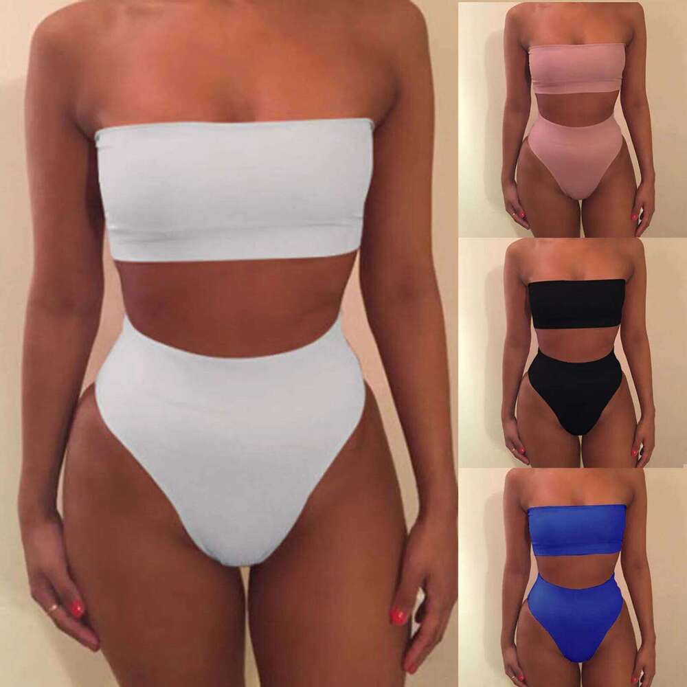 Sexy Micro Bikini 2023 Women Swimsuit Female Swimwear Thong Bikinis Set Brazilian Halter Beach Wear Lace Up Bathing Suit XJ260206