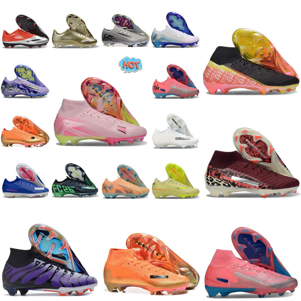 2026 Mbappes95 Mens Kids Shoes Cosmic Mercur VAP0RS 16 Super 10 X Elite United Soccer Cleats Dream Speed 009 Grand Purple Football Boots 10A