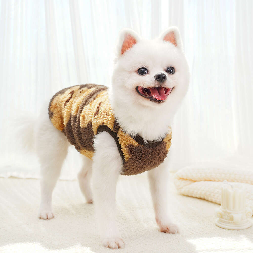 Famous brand New Cross Border Pet Large Universal Autumn Winter Plush Warm Dog Clothes Cat Supplies Manufacturer pupakaIK