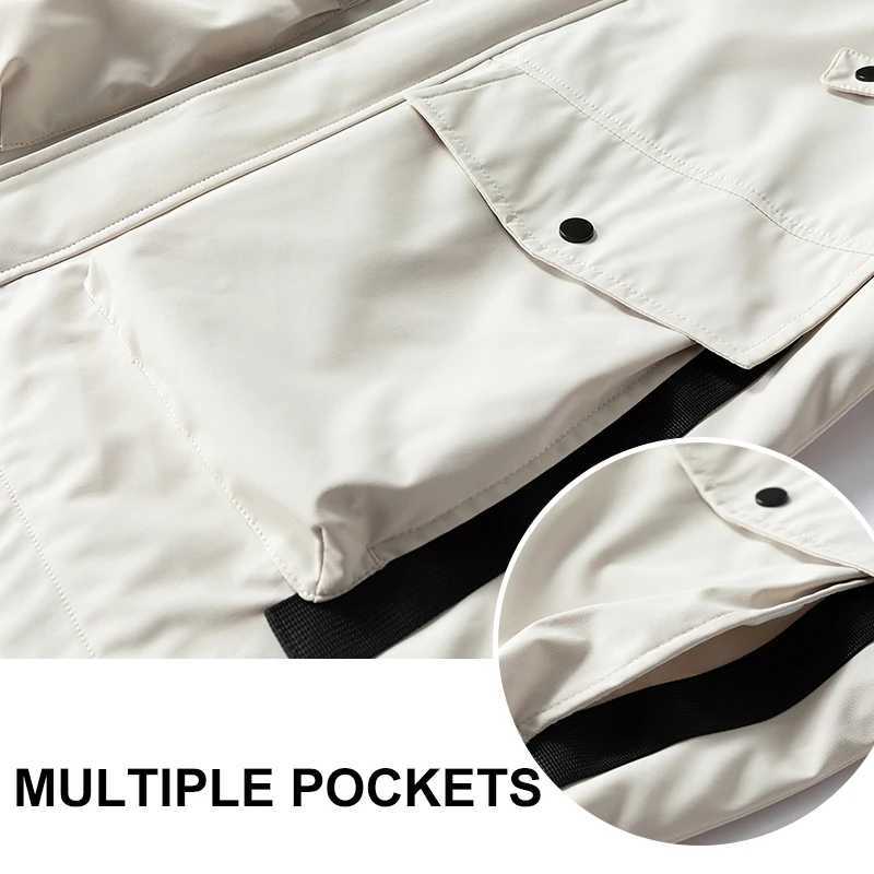 CHRLCK Unisex Waterproof Hiking Jacket Men Outdoor Camping Trekking Fishing Jacket s Windproof Windbreaker Women M260309